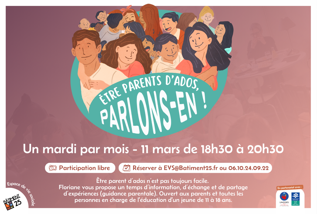 Atelier parents/adolescents : 